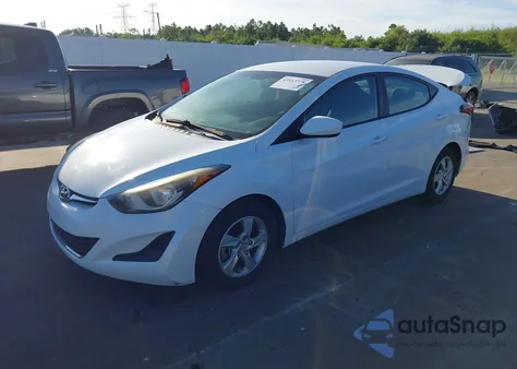 2015 Hyundai Elantra Se из США, поврежденный, VIN 5NPDH4AE4FH647587